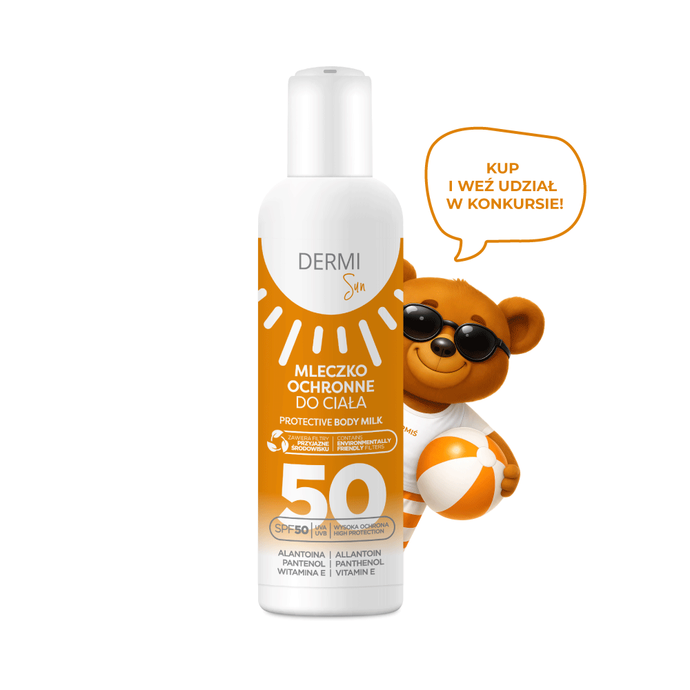 DERMI Sun Mleczko ochronne do ciała SPF 50, 150 ml
