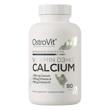 Vitamin D3 + K2 Calcium, tabl., 90 szt