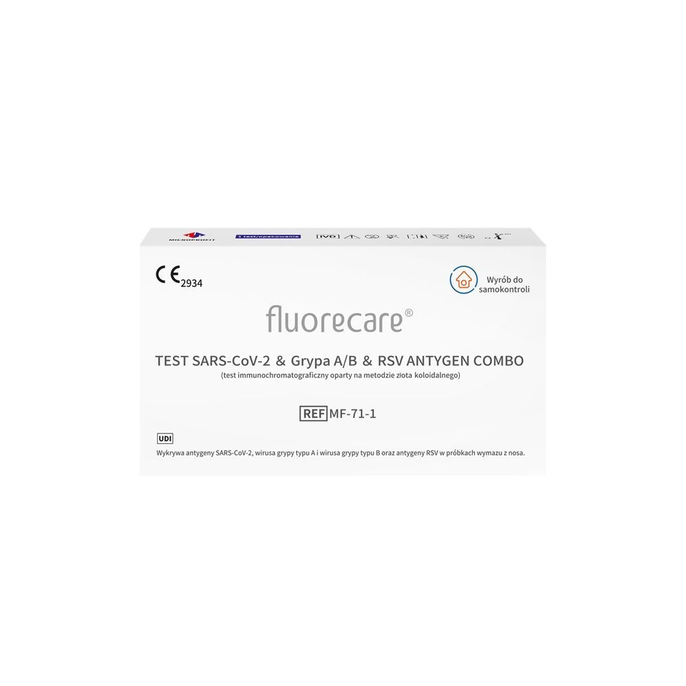 Test COVID-19 SARS-CoV-2 & Grypa A/B & RSV Antyg.,1szt