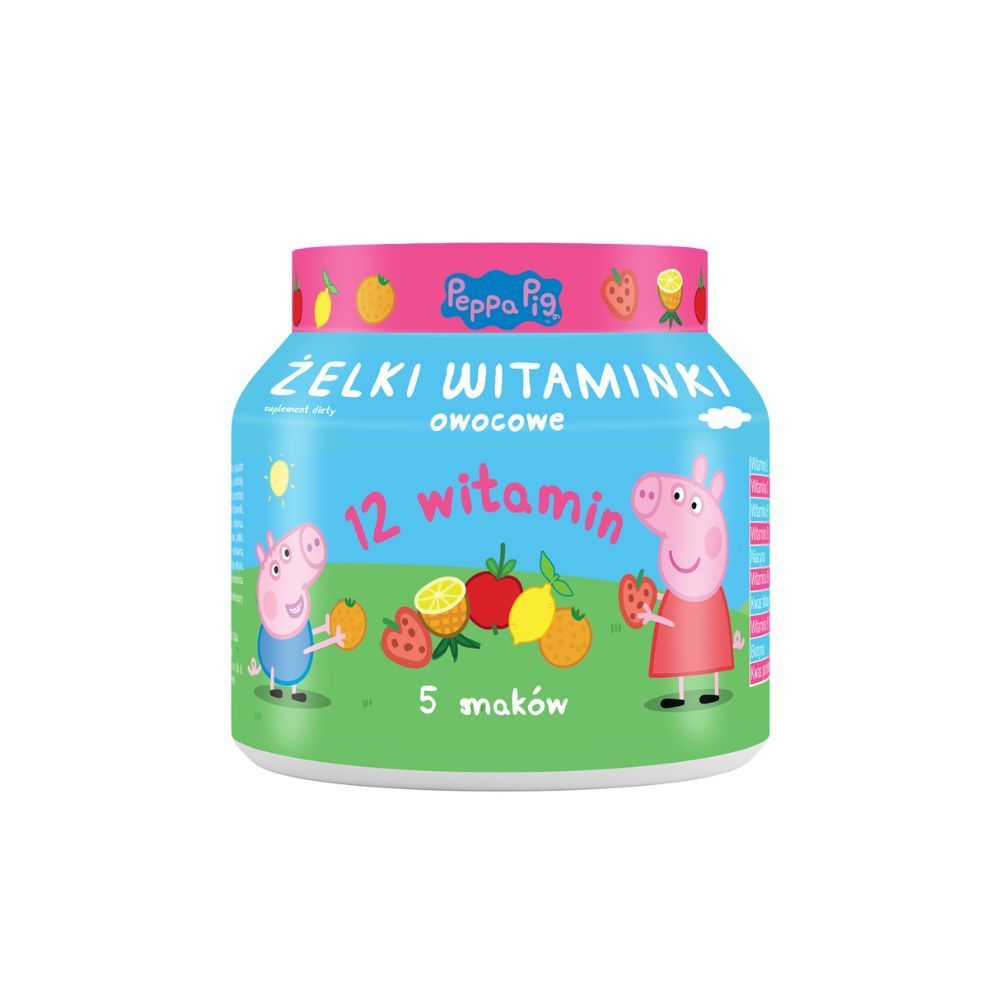 Domowa Apteczka Żelki witaminki, Świnka Peppa, 180 g (ok. 60 szt.)