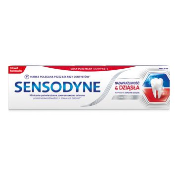 Sensodyne Nadwrażl.& Dziąsła,pasta d/zębów whitening, 75ml