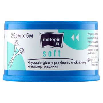 Przylep. Soft, wlokn.,(TZMO), 5mx2,5cm, 1 szt