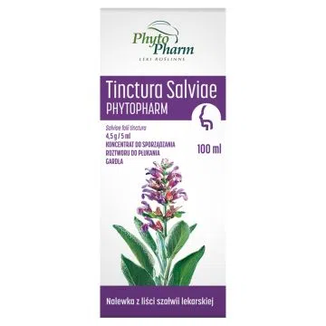 Tinctura Salviae Phytopharm, nalewka, 100 ml 