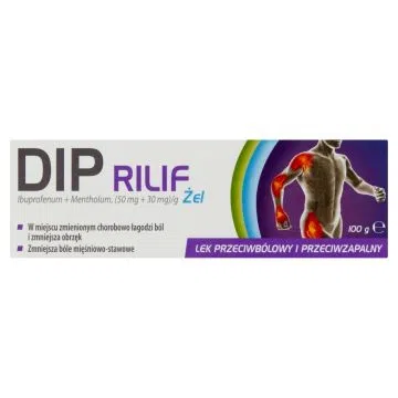 Dip Rilif, (50 mg+30 mg/g), żel, 100 g (tuba)