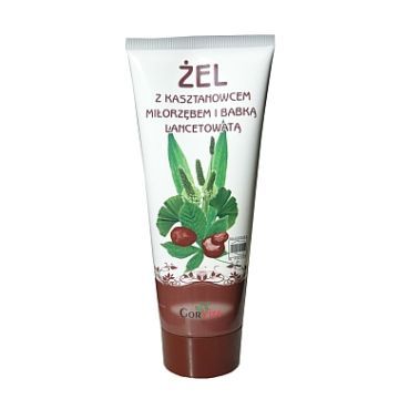 Gorvita, żel z kasztanowcem, miłorzębem i babką lancetowatą, 200 ml