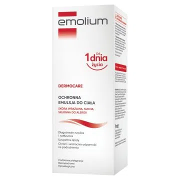 Emolium Dermocare, Ochronna emulsja do ciała, 200 ml