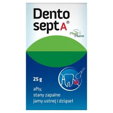 Dentosept A, płyn do stosowania w jamie ustnej, 25 g
