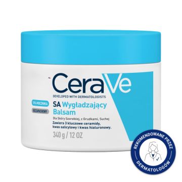 CeraVe, balsam wygładzający SA, 340 g