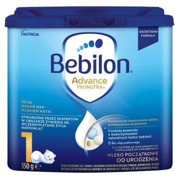 Bebilon Advance Pronutra 1, mleko początkowe od urodzenia, proszek, 350 g