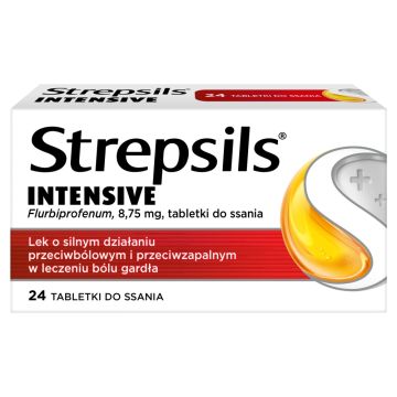Strepsils Intensive, 8,75 mg, tabl.do ssania,24 szt,bl