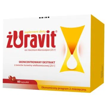 Żuravit, kapsułki elastyczne, 60 szt.