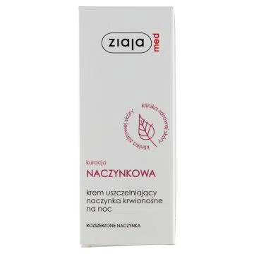 Ziaja Med Naczynkowa, krem uszczelniający naczynka krwionośne na noc, 50 ml
