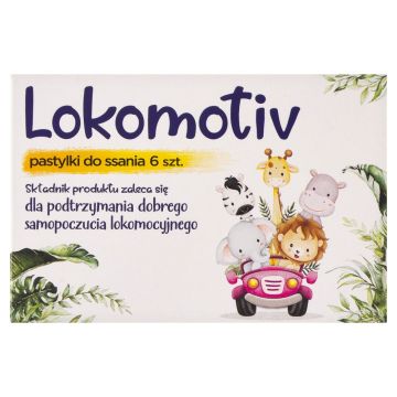 Lokomotiv, pastylki, do ssania, 6 szt.