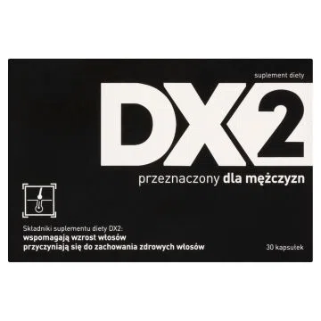 DX2, wzmacniający włosy, przeznaczony dla mężczyzn, kapsułki, 30 szt.