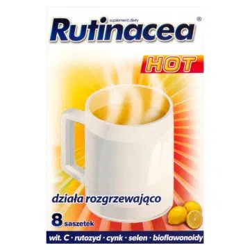 Rutinacea Hot, proszek w saszetkach, 8 szt.