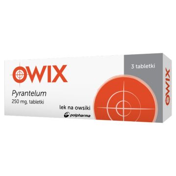 Pyrantelum OWIX, 250 mg, tabletki, 3 szt.