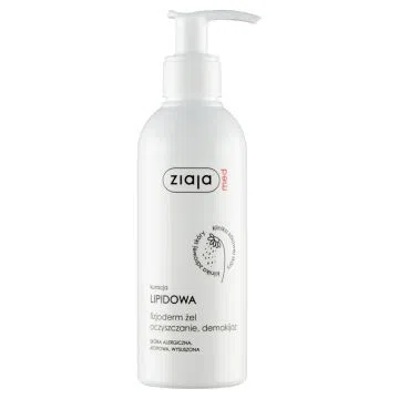 Ziaja Med Fizjoderm, Kuracja Lipidowa, żel oczyszczanie demakijaż, 200 ml