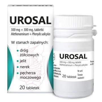 Urosal, 300 mg+300 mg, tabl., 20 szt
