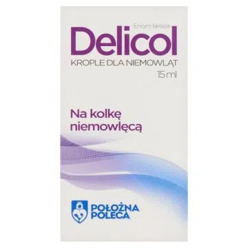 Delicol, krople dla niemowląt, 15 ml