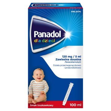 Panadol dla dzieci, (120 mg/5 ml), zawiesina doustna, 100 ml