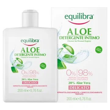 Equilibra, żel aloesowy do higieny intymnej, 200 ml