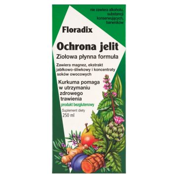Floradix Ochrona Jelit, płyn, 250 ml