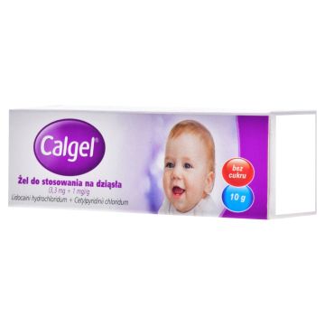 Calgel, żel do stosowania na dziąsła, 10 g (tuba)