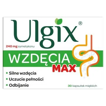 Ulgix Wzdęcia Max, kapsułki miękkie, 30 szt.