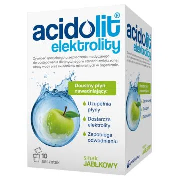 Acidolit, proszek, smak jabłkowy, 4,4 g, 10 saszetek