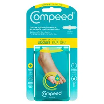 Plastry Compeed, na odciski nawilżające, 6 szt.