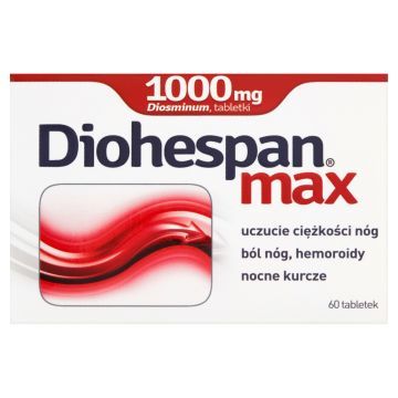 Diohespan max, 1000 mg, tabletki, 60 szt.