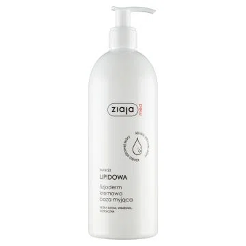 Ziaja Med Kuracja Lipidowa Fizjoderm, kremowa baza myjąca, skóra bardzo wrażliwa, alergiczna, 400 ml