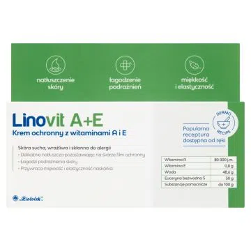 Linovit A+E, krem ochronny z witaminami A i E, 50 g