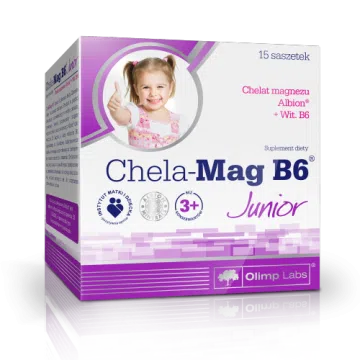 Olimp Chela-Mag B6 Junior, proszek w saszetkach, 15 szt.