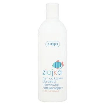 Ziajka, płyn do kąpieli dla dzieci i niemowląt, natłuszczający, od 1 dnia życia, 370 ml