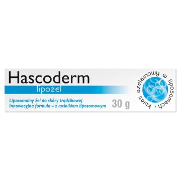 Hascoderm lipożel, żel do pielęgnacji skóry trądzikowej, 30 g