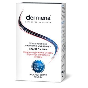 Dermena Hair Care, Men, szampon hamujący wypadanie i stymulujący odrastanie włosów, 200 ml