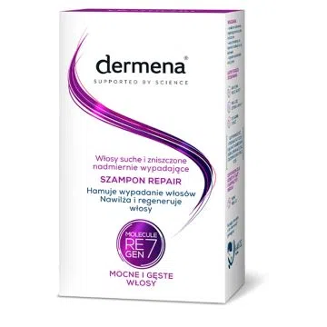 Dermena Hair Care, Repair, szampon do włosów suchych i zniszczonych, 200 ml