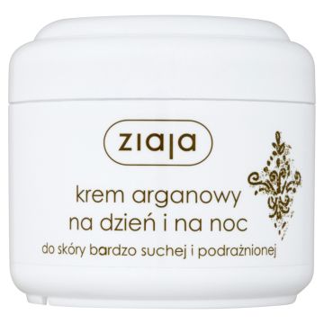 Ziaja, krem arganowy na dzień i na noc, do skóry bardzo suchej i podrażnionej, 75 ml