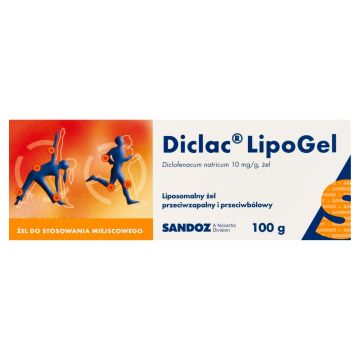 Diclac Lipogel, 10 mg/g, zel, 100 g
