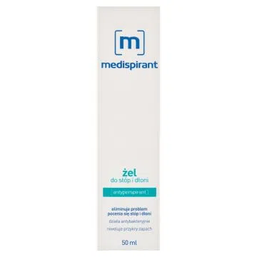 Medispirant, żel do stóp i dłoni antyperspirant, 50 ml