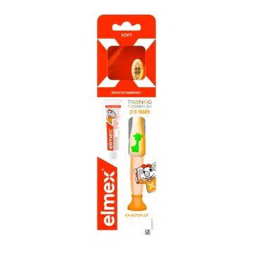Elmex Nauka, szczoteczka, (0-3 lat), miękka, 1 szt.