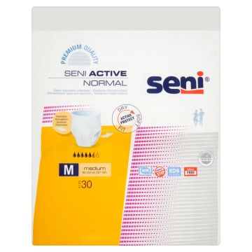 Seni Active Normal, majtki chłonne, rozmiar M, 30 szt.