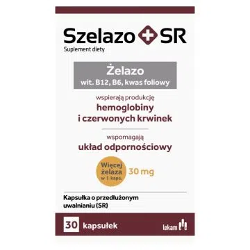 Szelazo + SR, kapsułki o przedłużonym uwalnianiu, 30 szt