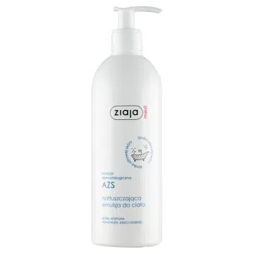 Ziaja Med Kuracja Dermatologiczna do skóry z AZS, emulsja natłuszczająca do ciała, 400 ml