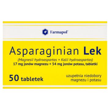 Asparaginian lek, tabletki, 50 szt. 