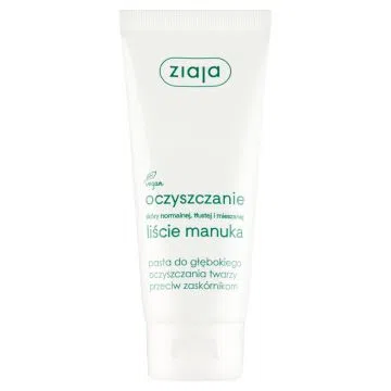 Ziaja Liście Manuka-Oczyszczanie, pasta do głębokiego oczyszczania twarzy, 75 ml