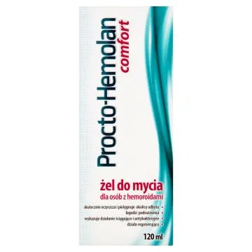 Procto-Hemolan Comfort, żel do mycia dla osób z hemoroidami, 120 ml