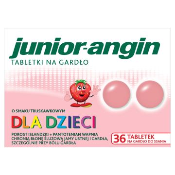 Junior angin, tabletki na gardło, 36 szt.