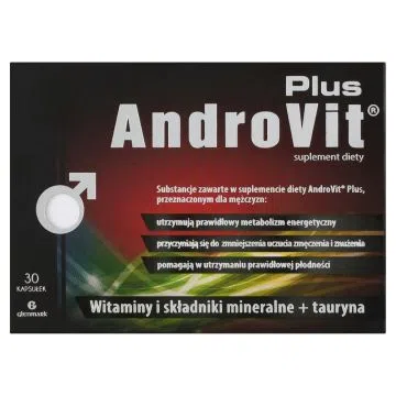 Androvit Plus, kapsułki żelatynowe miękkie, 30 szt.
